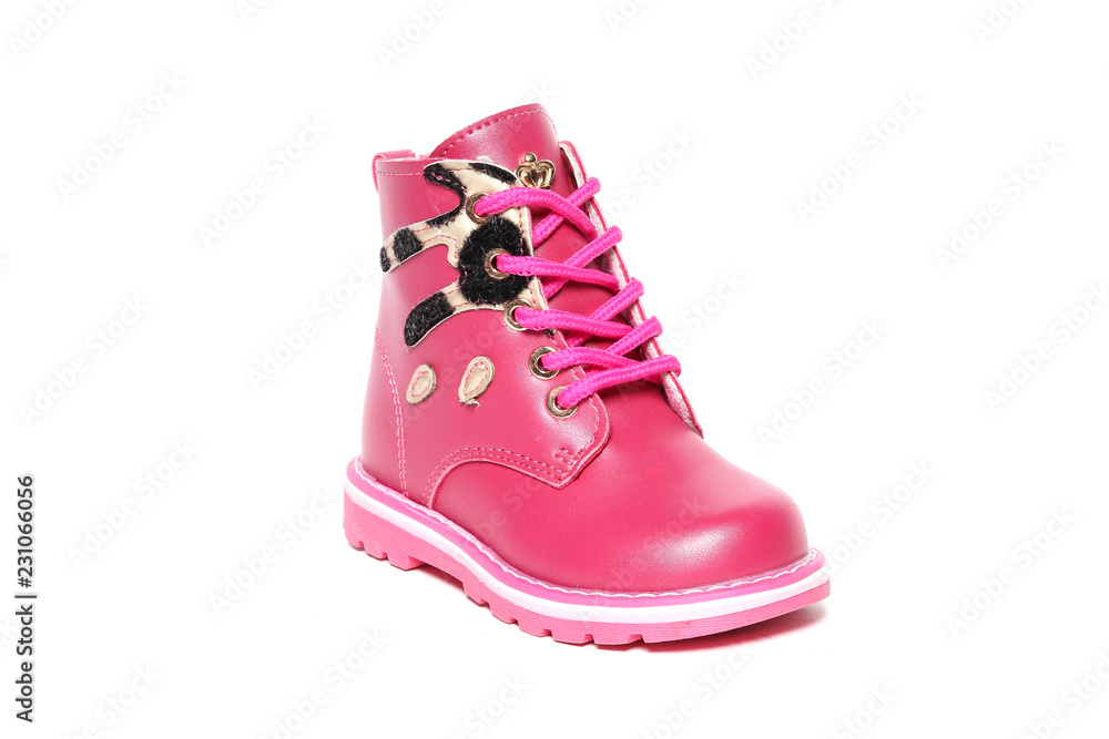 Demi season kids shoe on white Demi season kids shoe on white