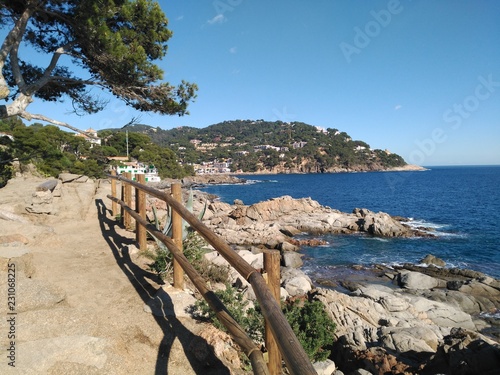 costa brava Girona playa Llafranc Camino de ronda