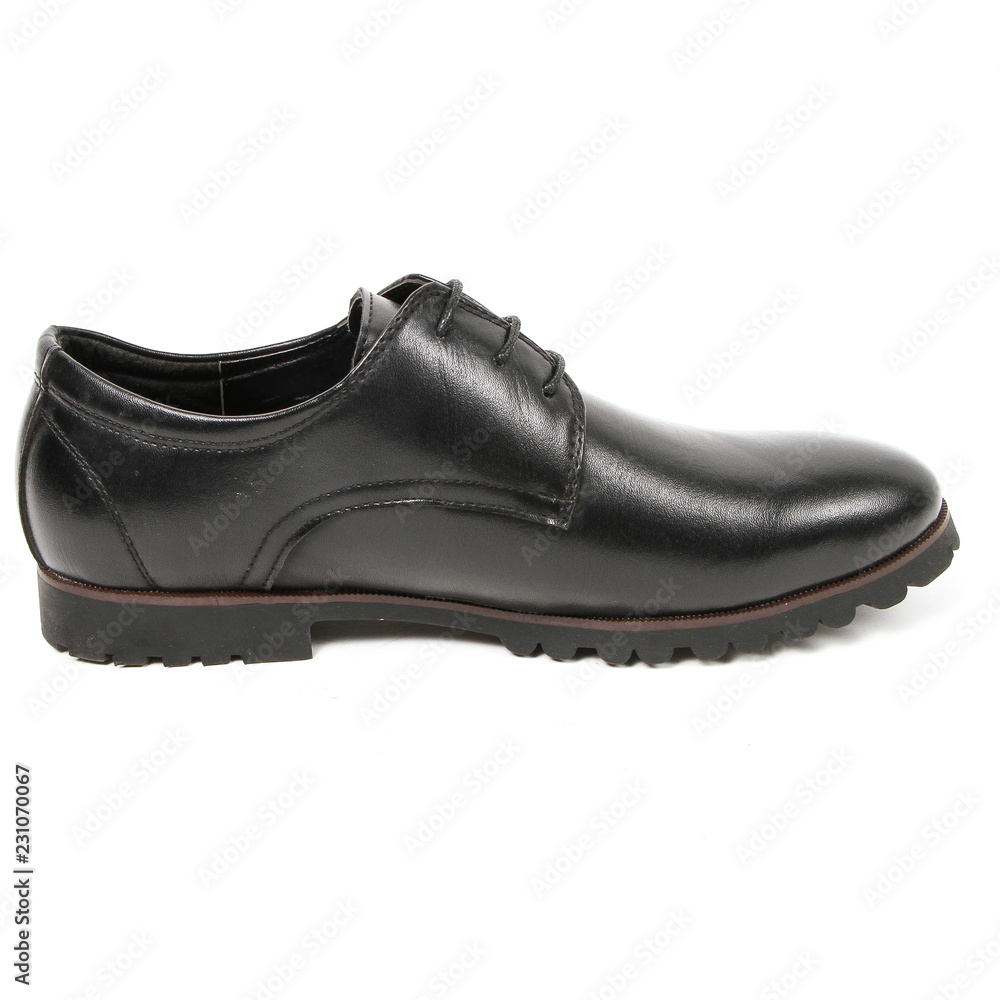 Office leathers man shoes isolated on white Office leathers man shoes isolated on white