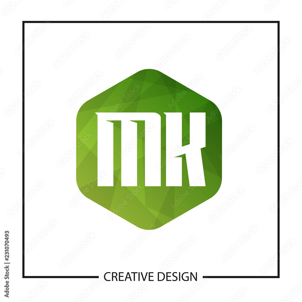 Initial Letter MK Logo Template Design Vector Illustration Initial Letter MK Logo Template Design Vector Illustration