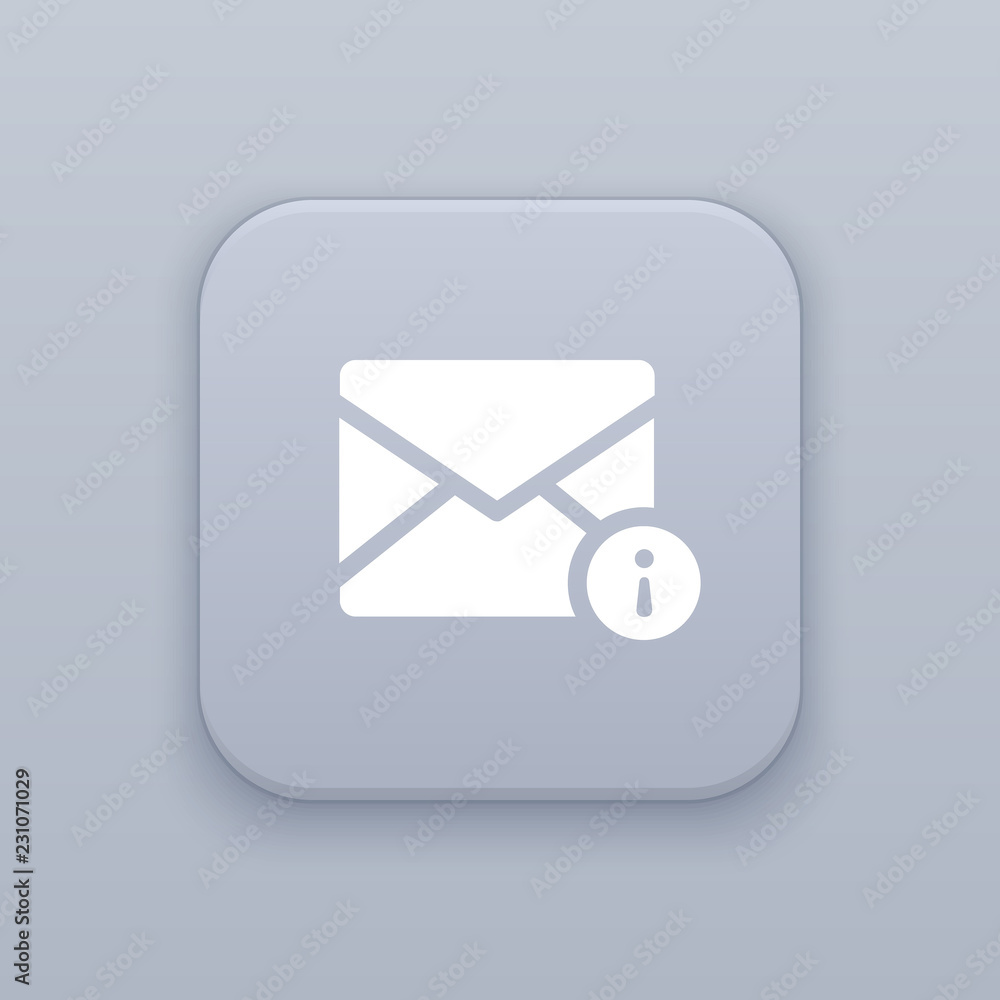 Mail info, e-mail info button, best vector Mail info, e-mail info button, best vector