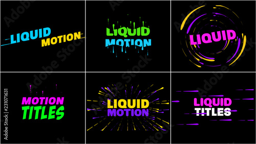 Liquid Motion Titles