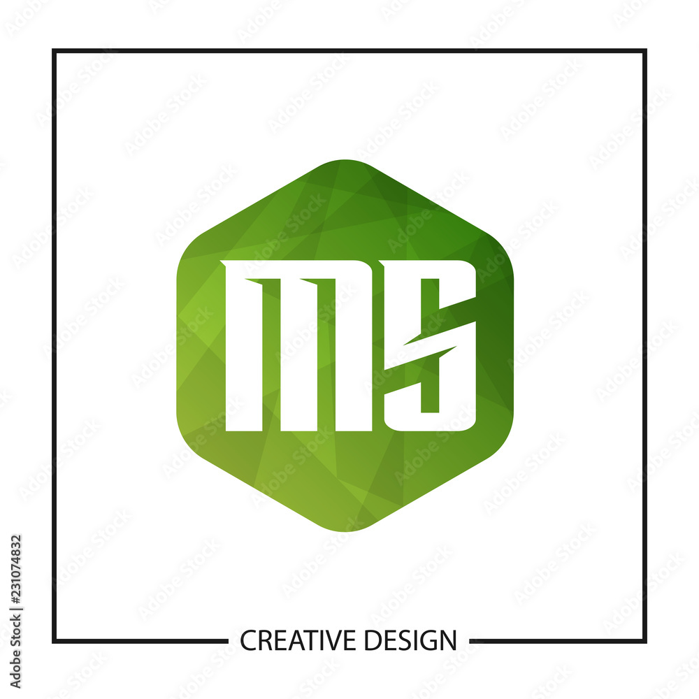 Initial Letter MS Logo Template Design Vector Illustration Initial Letter MS Logo Template Design Vector Illustration