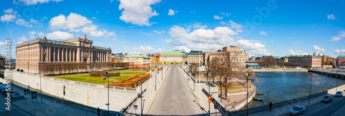 Panoramic view of Helgeandsholmen photo