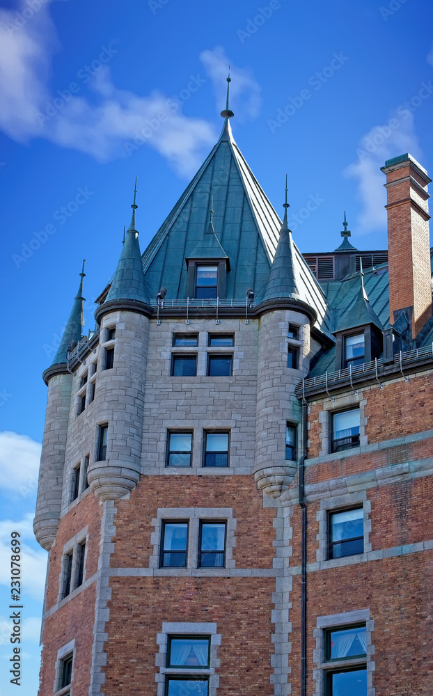 Old Brick Hotel Overlooking Quebec City