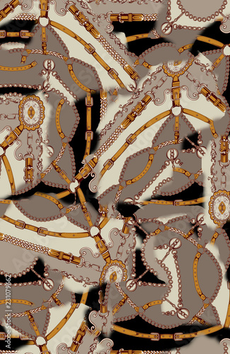 Horse decoration design