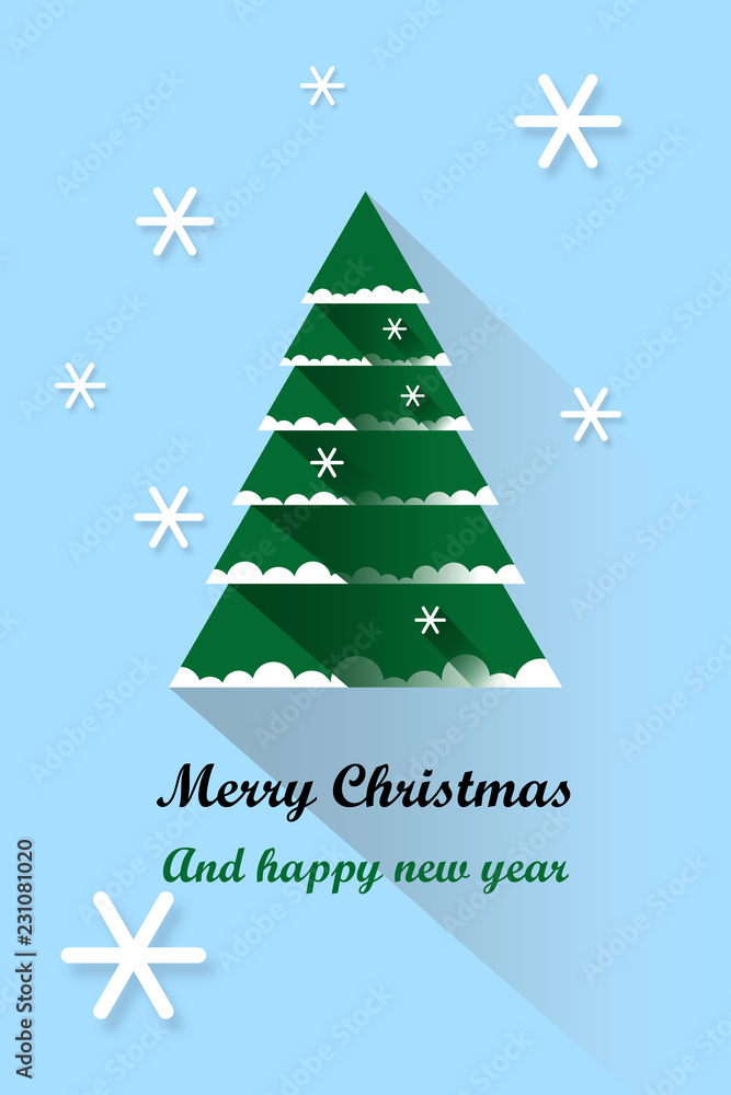 Merry Christmas and happy new year card. Merry Christmas and happy new year card.