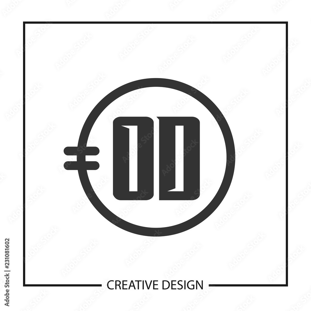 Initial Letter OD Logo Template Design Vector Illustration Initial Letter OD Logo Template Design Vector Illustration