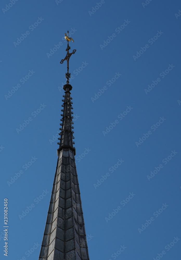 Beaune,France-October 15, 2018: Hospices de Beaune or Hotel-Dieu in Beaune, France Beaune,France-October 15, 2018: Hospices de Beaune or Hotel-Dieu in Beaune, France