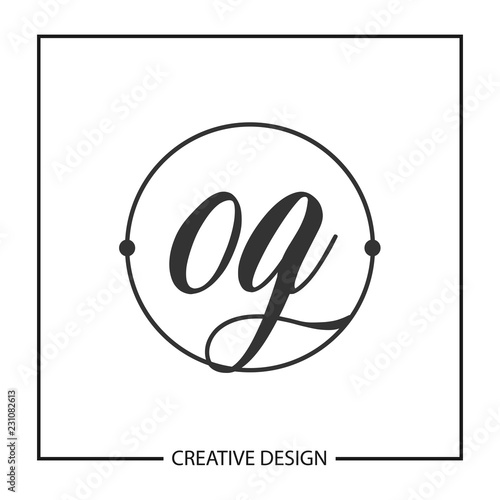 Initial Letter OG Logo Template Design Vector Illustration