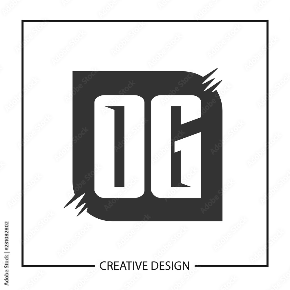 Initial Letter OG Logo Template Design Vector Illustration Initial Letter OG Logo Template Design Vector Illustration