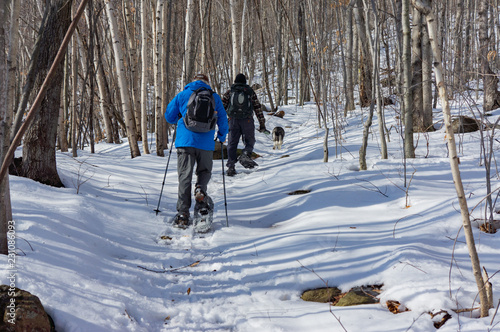 Snowshoeing in the White Mountains of NH