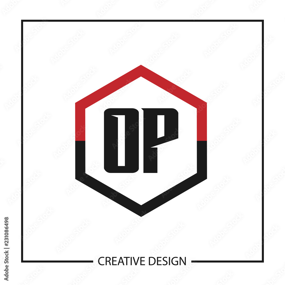 Initial Letter OP Logo Template Design Vector Illustration Initial Letter OP Logo Template Design Vector Illustration