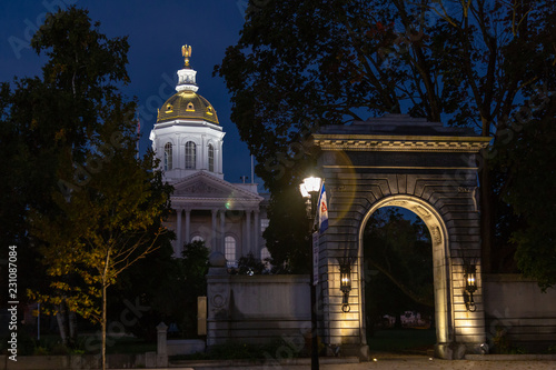 Concord, NH State House Pre Dawn