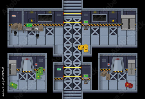 Sci-fi Top Down Tileset