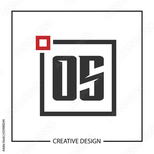 Initial Letter OS Logo Template Design Vector Illustration