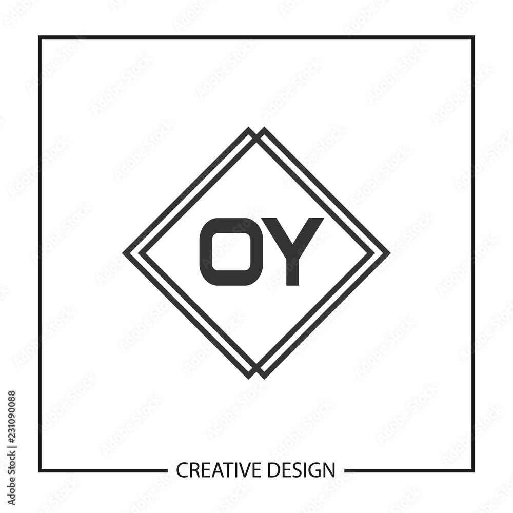 Initial Letter OY Logo Template Design Vector Illustration Initial Letter OY Logo Template Design Vector Illustration