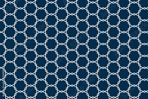 Geometric Pattern Background. Blue Background