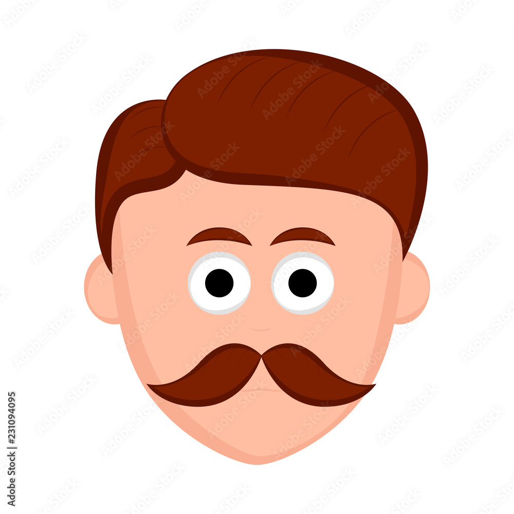 Isolated hipster avatar image. Vector illustration design Isolated hipster avatar image. Vector illustration design