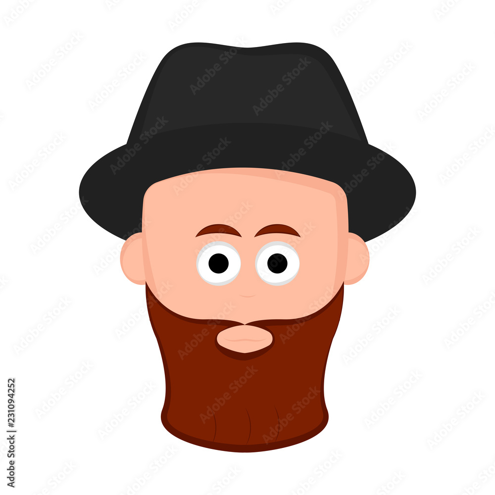 Isolated hipster avatar image. Vector illustration design Isolated hipster avatar image. Vector illustration design
