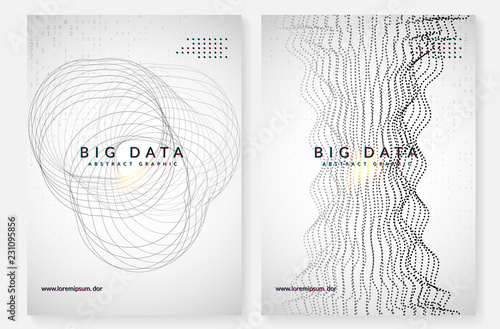 Deep learning background. Technology for big data, visualization, artificial intelligence and quantum computing. Design template for server concept. Geometric deep learning backdrop.