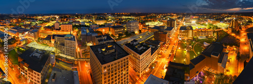 Wde Panoramic view of Akron Ohio