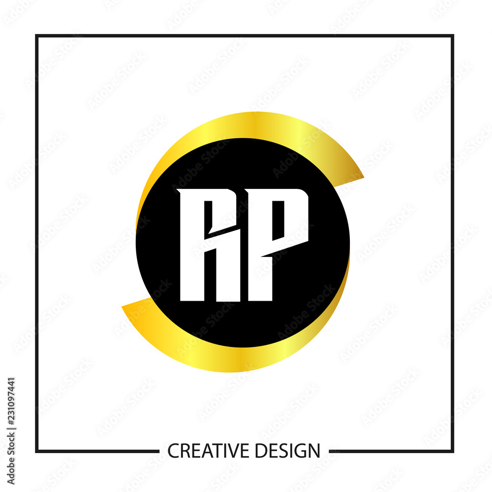 Initial Letter RP Logo Template Design Vector Illustration Initial Letter RP Logo Template Design Vector Illustration