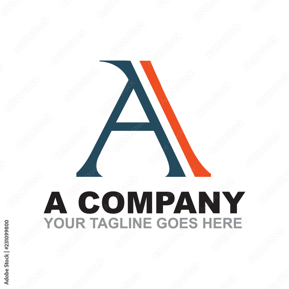 A letter logo design vector template A letter logo design vector template