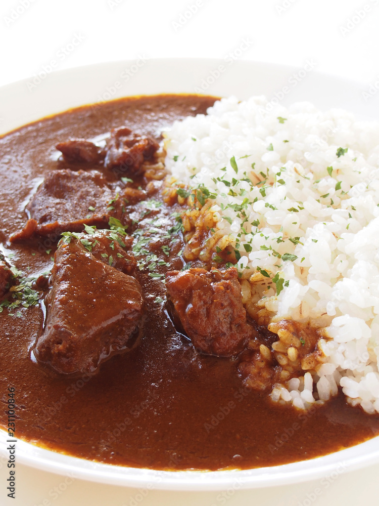 ビーフカレーライス beef curry ビーフカレーライス beef curry