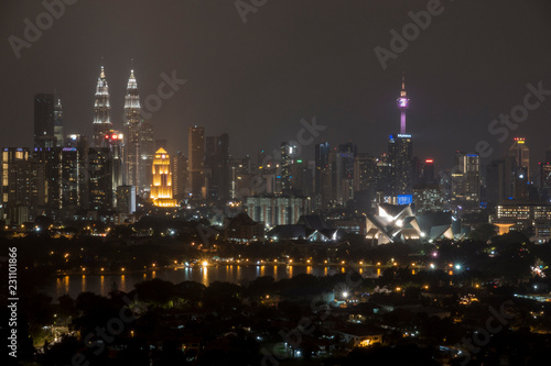 Kuala Lumpur night Scenery, The Palace of Culture © anwar