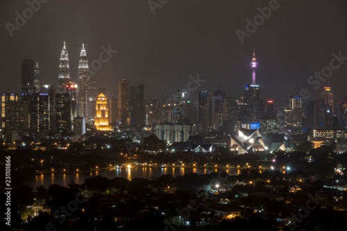 Photography Kuala Lumpur night Scenery, The Palace of Culture