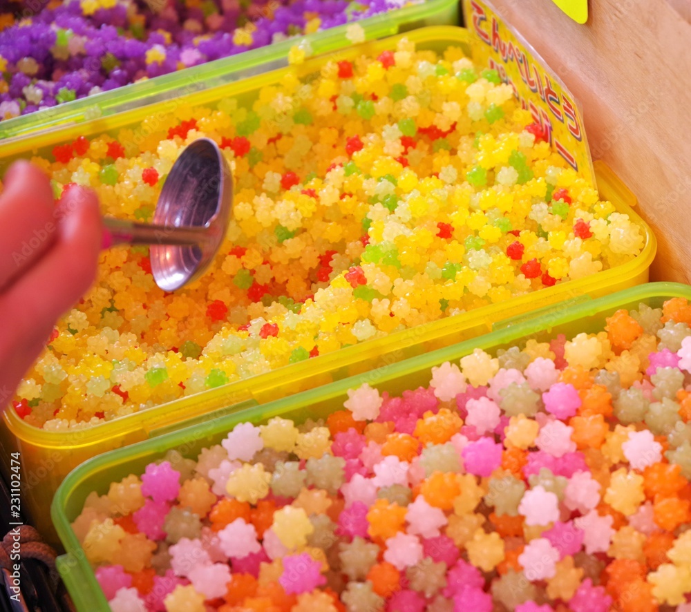 カラフルな金平糖 Stock Photo Adobe Stock カラフルな金平糖 Stock Photo Adobe Stock