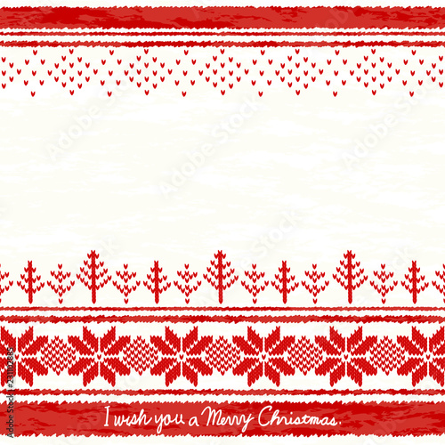 ノルディックニット　背景