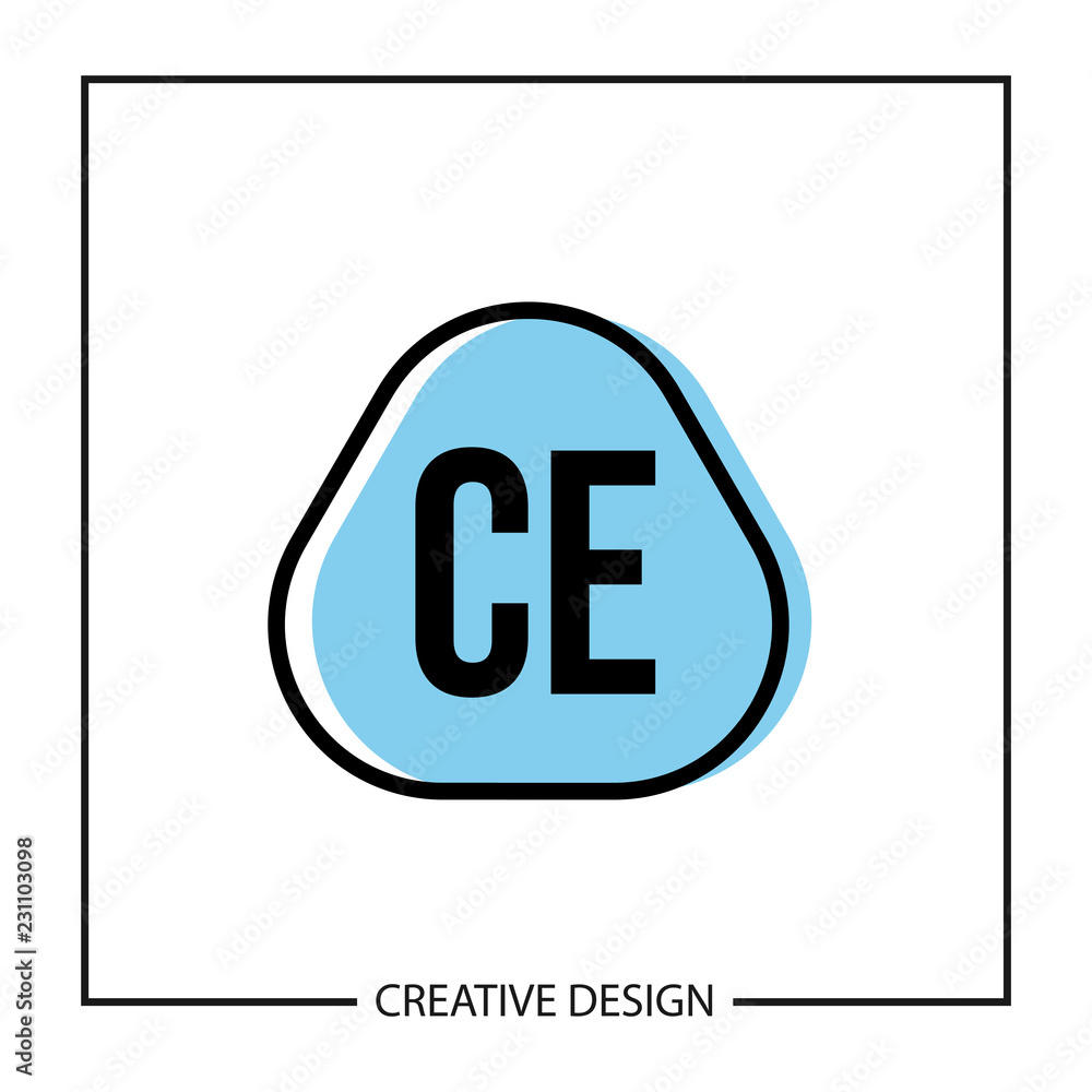 Initial Letter CE Logo Template Design Vector Illustration Initial Letter CE Logo Template Design Vector Illustration