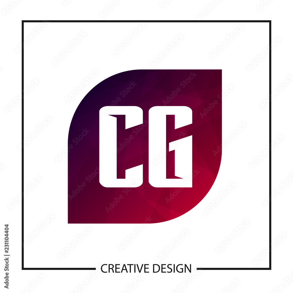 Initial Letter CG Logo Template Design Vector Illustration Initial Letter CG Logo Template Design Vector Illustration