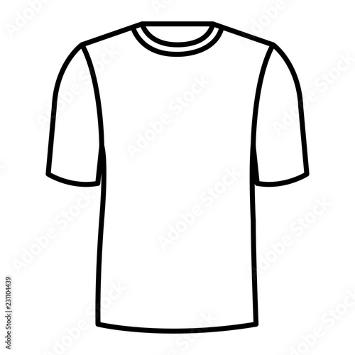 shirt masculine isolated icon