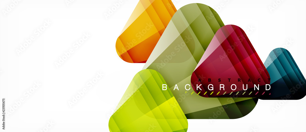 Geometric abstract background, triangles Geometric abstract background, triangles