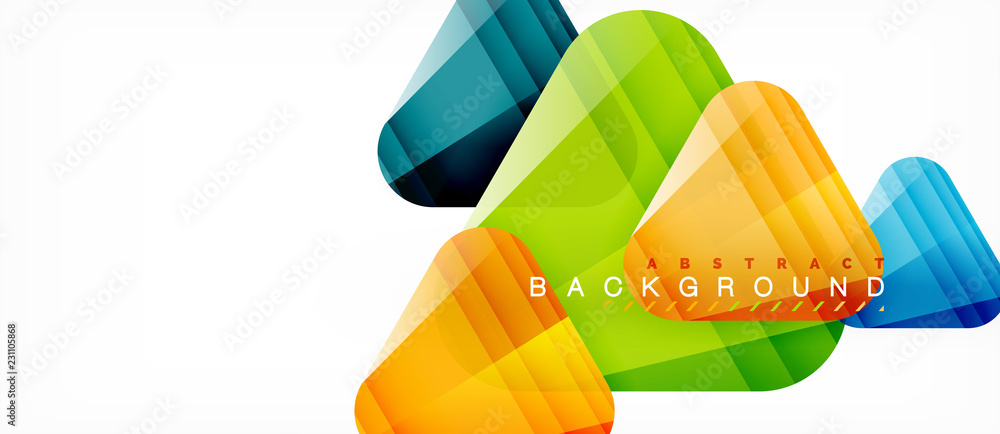 Geometric abstract background, triangles Geometric abstract background, triangles