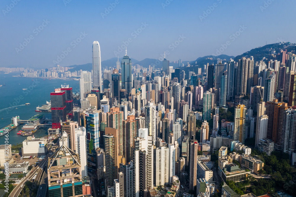 Fototapeta premium Miasto Hongkong