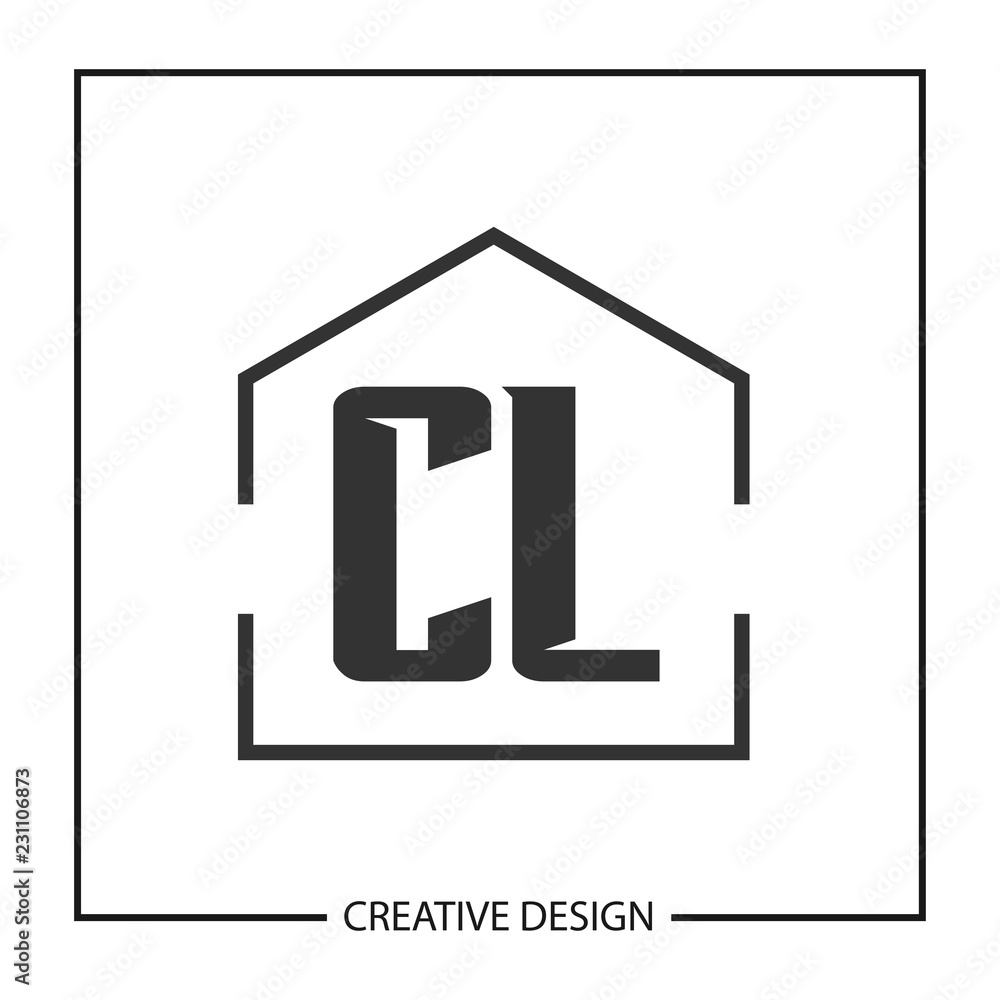 Initial Letter CL Logo Template Design Vector Illustration Initial Letter CL Logo Template Design Vector Illustration