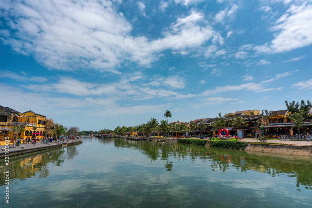 Hoi An Ancient town beside the river