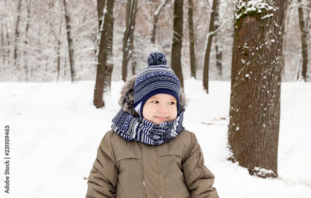 Boy in winter Boy in winter