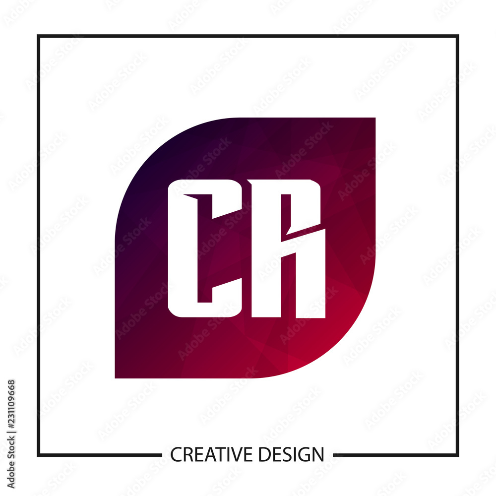 Initial Letter CR Logo Template Design Vector Illustration Initial Letter CR Logo Template Design Vector Illustration