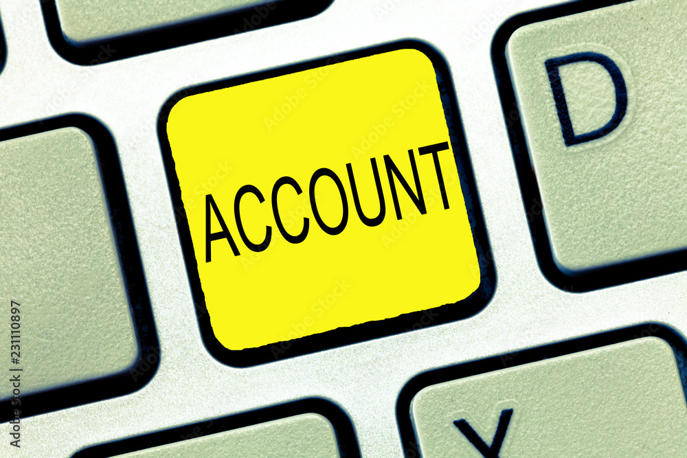 Writing note showing Account. Business photo showcasing Record Statement financial movements relating to particular period. Writing note showing Account. Business photo showcasing Record Statement financial movements relating to particular period.