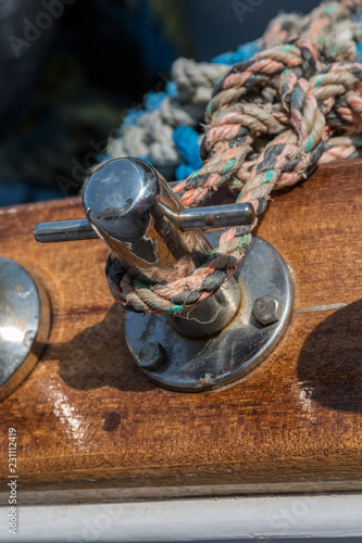 Ropes on the ship