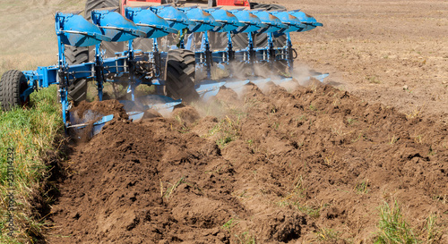 Obraz na płótnie steel plow for plowing