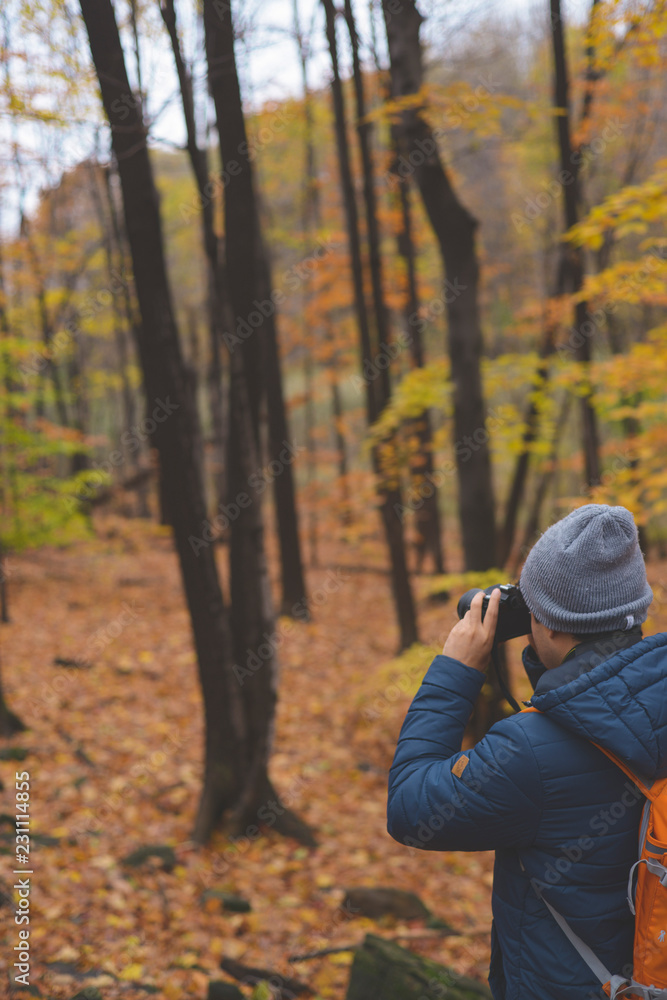 Taking pictures of nature