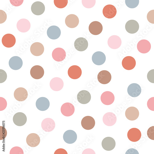 cute polka dot pattern design