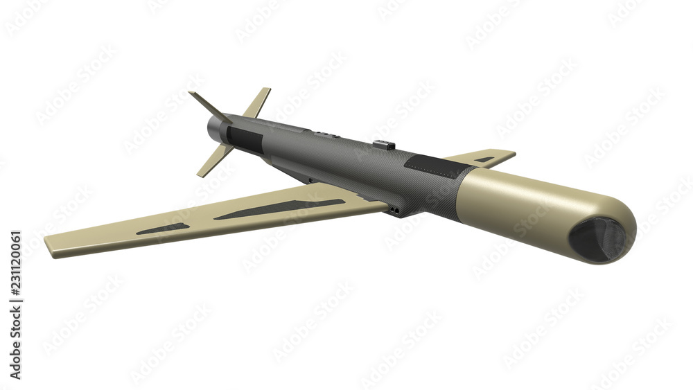 3D render of an unmanned aerial vehicle isolated on white background 3D render of an unmanned aerial vehicle isolated on white background