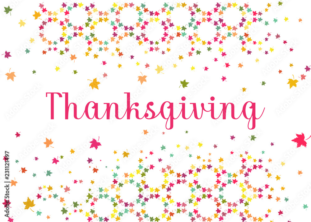 Vector thanksgiving holidays greeting card with greetings. ackground Happy thanksgiving day wishes template with colorful leaves Vector thanksgiving holidays greeting card with greetings. ackground Happy thanksgiving day wishes template with colorful leaves